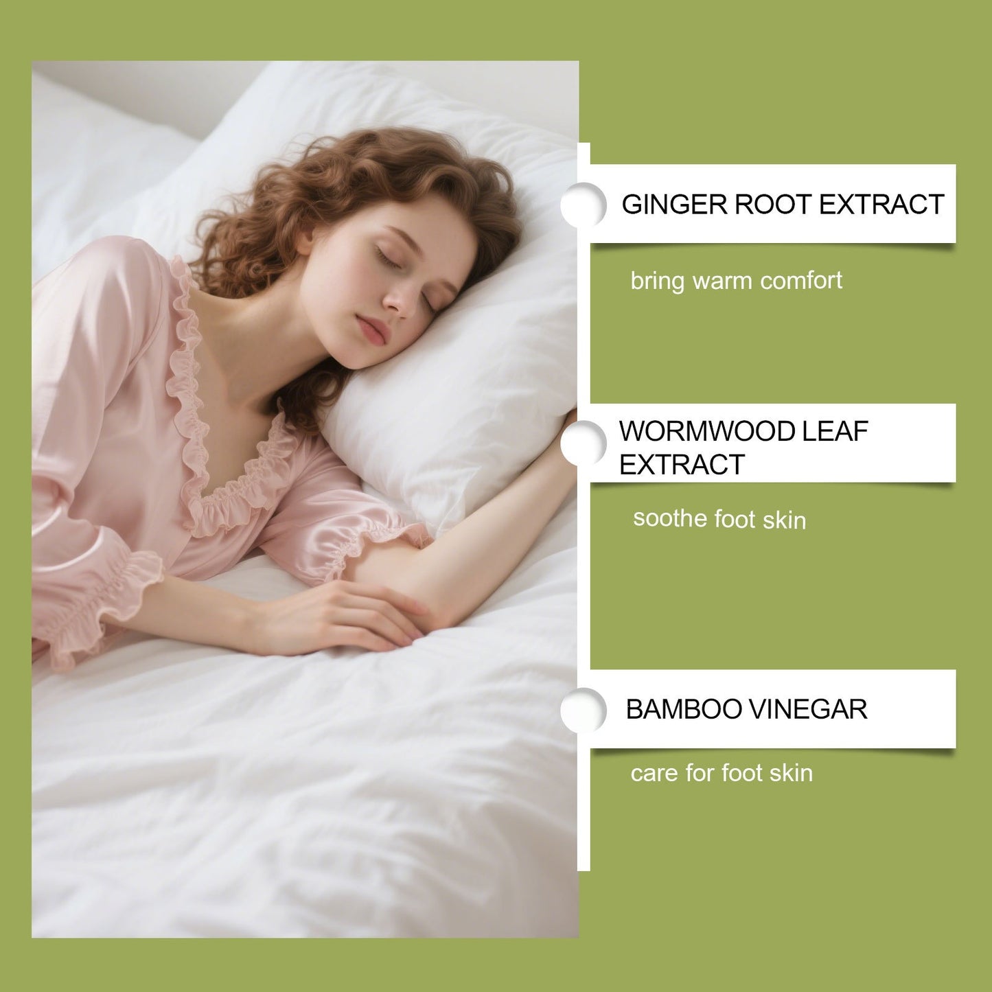 General Herbal Foot Patches, Gently Care For Your Feet Overnight