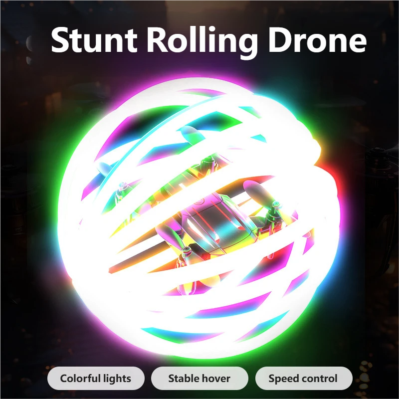 BK2 Smart Altitude Hold Stunt Drone With 7-Color Lights