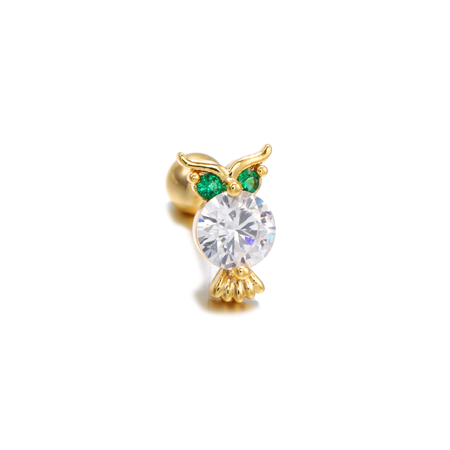 Korean-style Tassel Flower Screw Ball Ear Cartilage Piercing