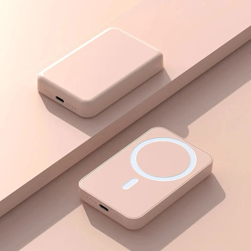 20W Power Bank With Magnetic Closure, 10000mAh, Portable, Wireless, Fast Charging, MagSafe Compatible For IPhone 15 Pro Max And 16 Pro