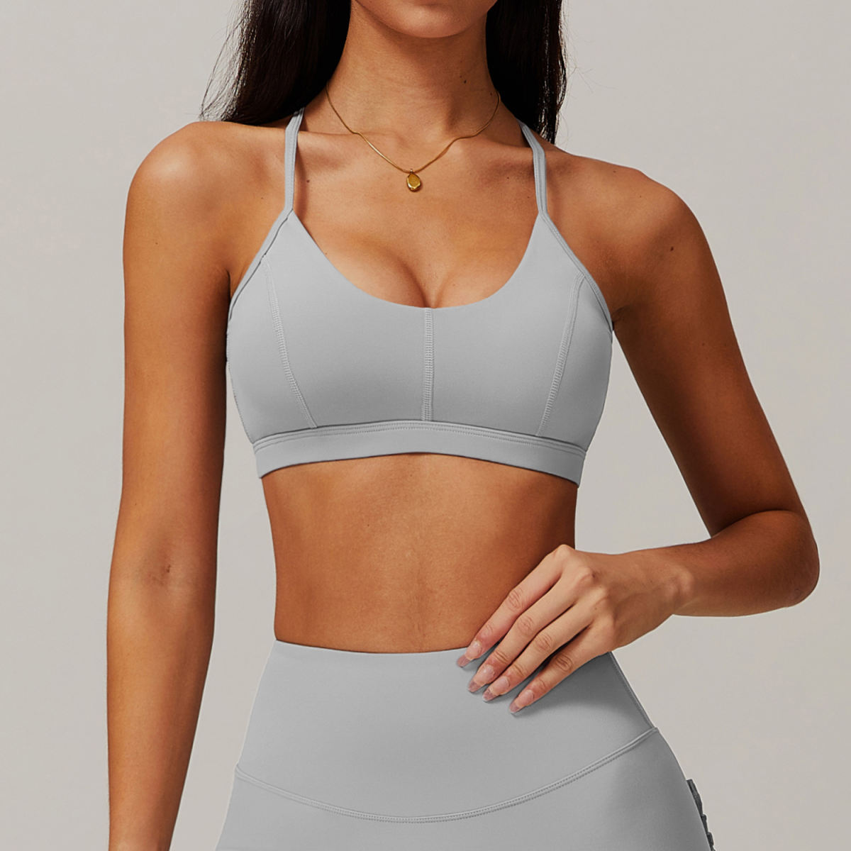 Nude Feel Sports Underwear Fitness Yoga Running Bra