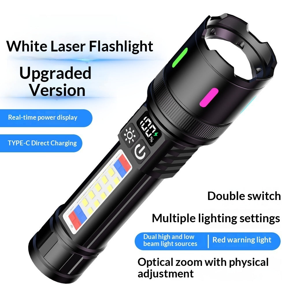 Portable Long-lasting Flashlight With Charging Capability