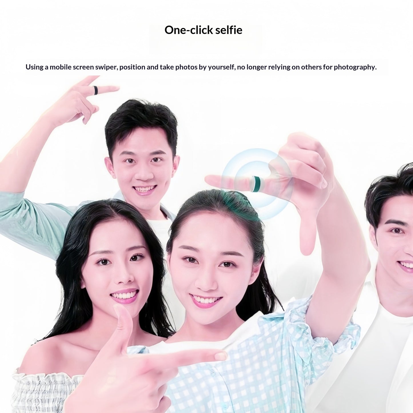 Charging-enabled Smart Ring Remote Control Page-turner