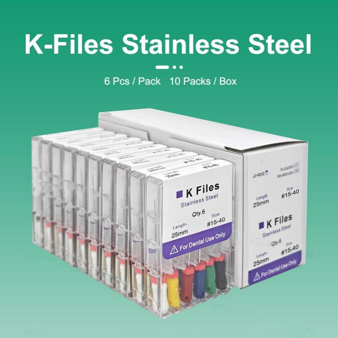 Oral Dental Root Canal Repair Needle Ten Packed K File