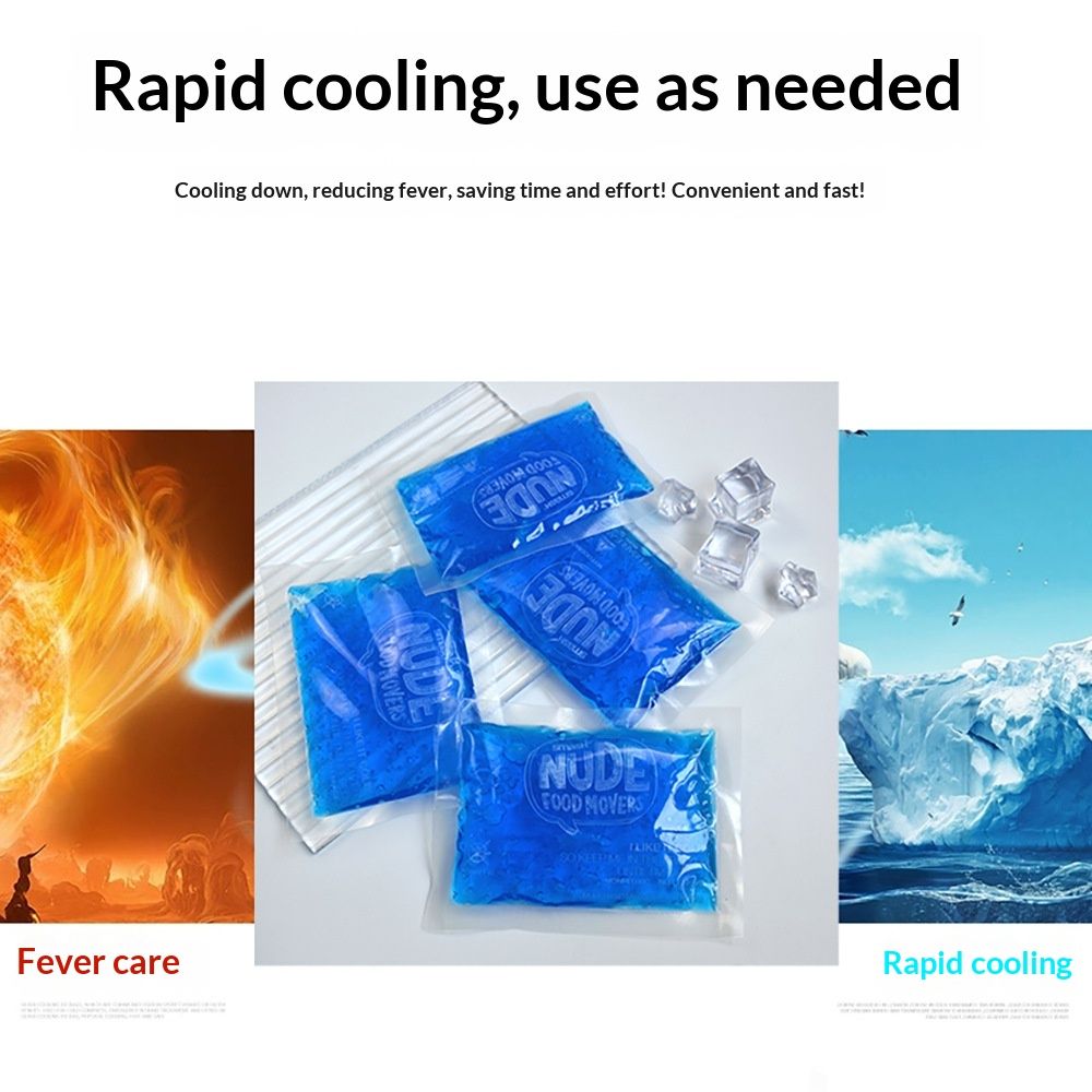 Portable Cold Compress Ice Pack Cooling PE Gel Ice Bag