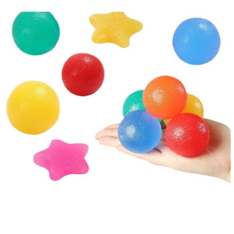TPE Spring Grip Vent Decompression Finger Massage Ball
