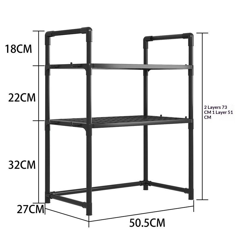 Multi-functional Movable Simple Storage Rack For Home Kitchens