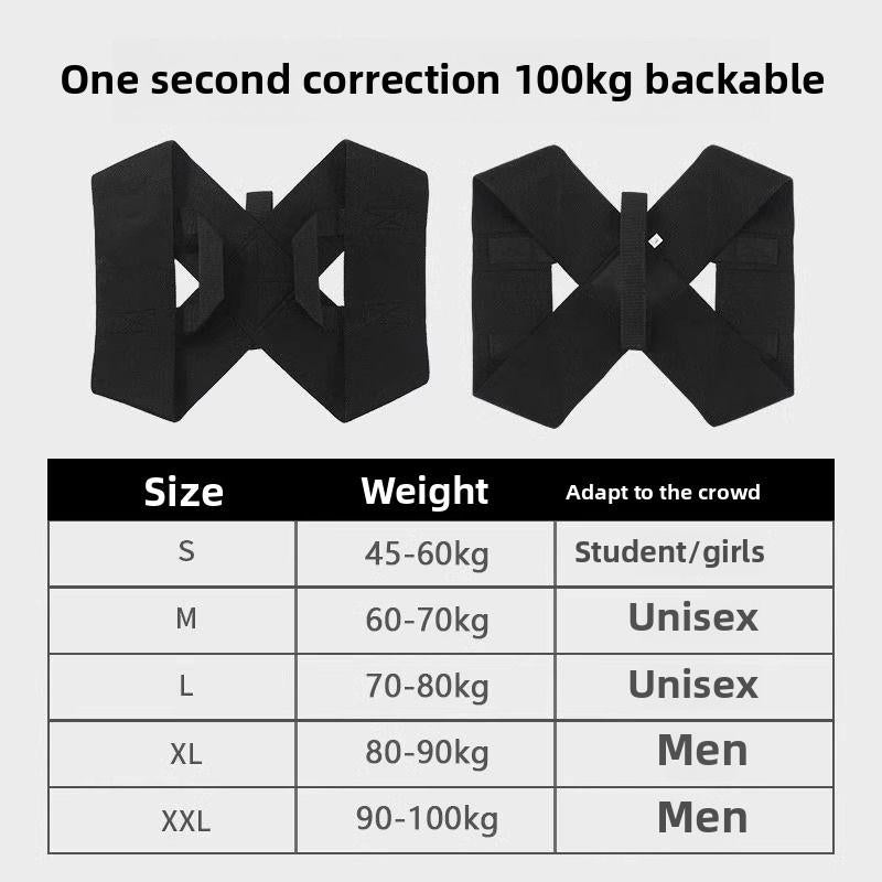 Fitness Heavy Shoulder Straps, Adjustable Fitness Posture Corrector Training Straps, Back Straightener Posture Corrector For Men Weight Training, Press Lifts, Chest Straight, Bench Presses
