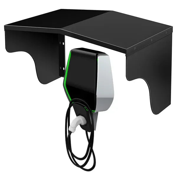 Aluminium Charging Station Protective Cover, Roof Rain Cover, Car Charging Port Socket Rain Cover, Wall Bracket Cover Kit