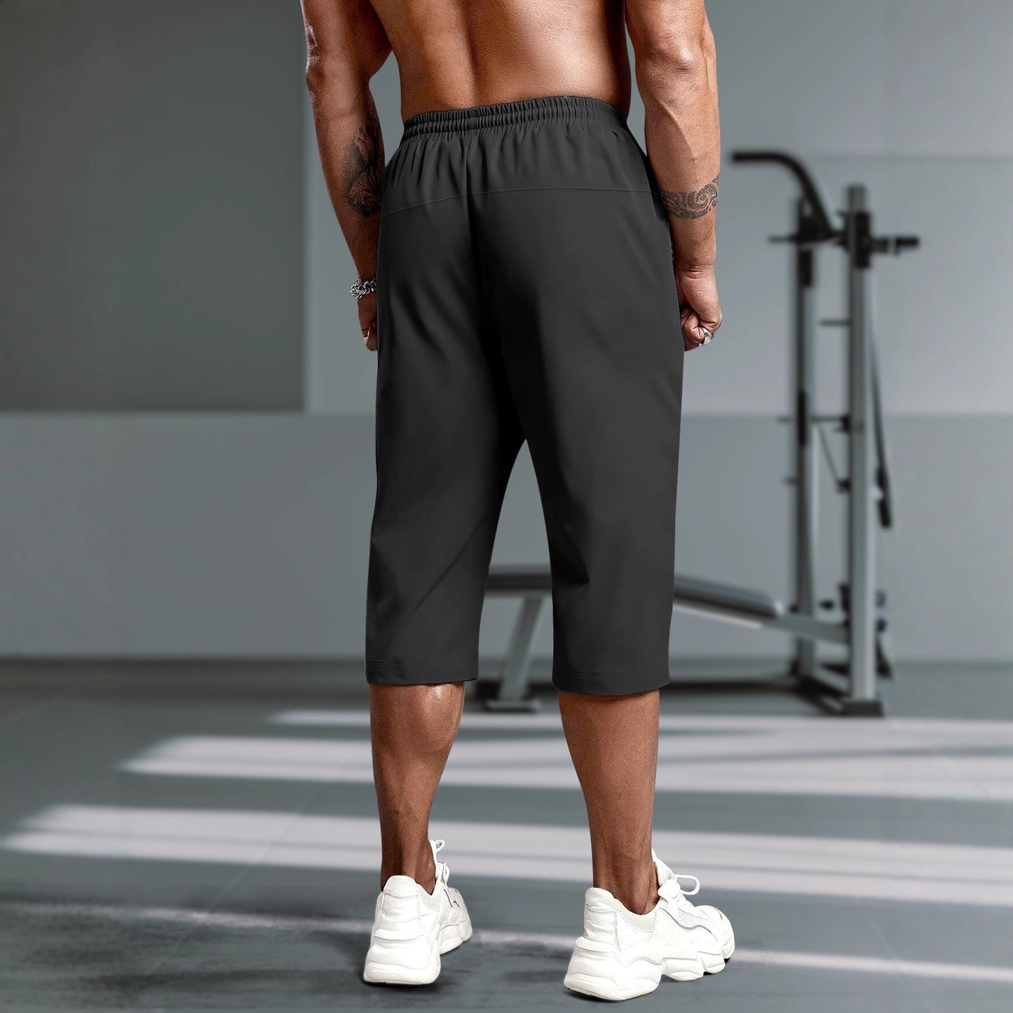 Mens Quick-Drying Breathable Running And Fitness Pants