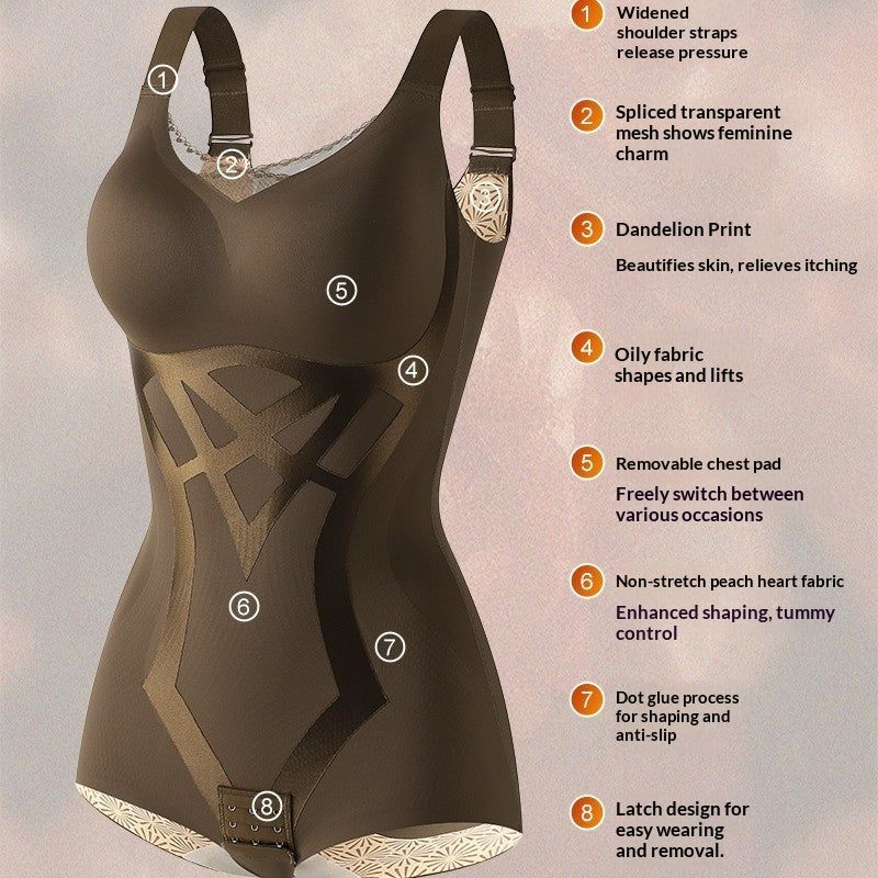 Womens Shapewear Bodysuit For Body Contouring And Warmth