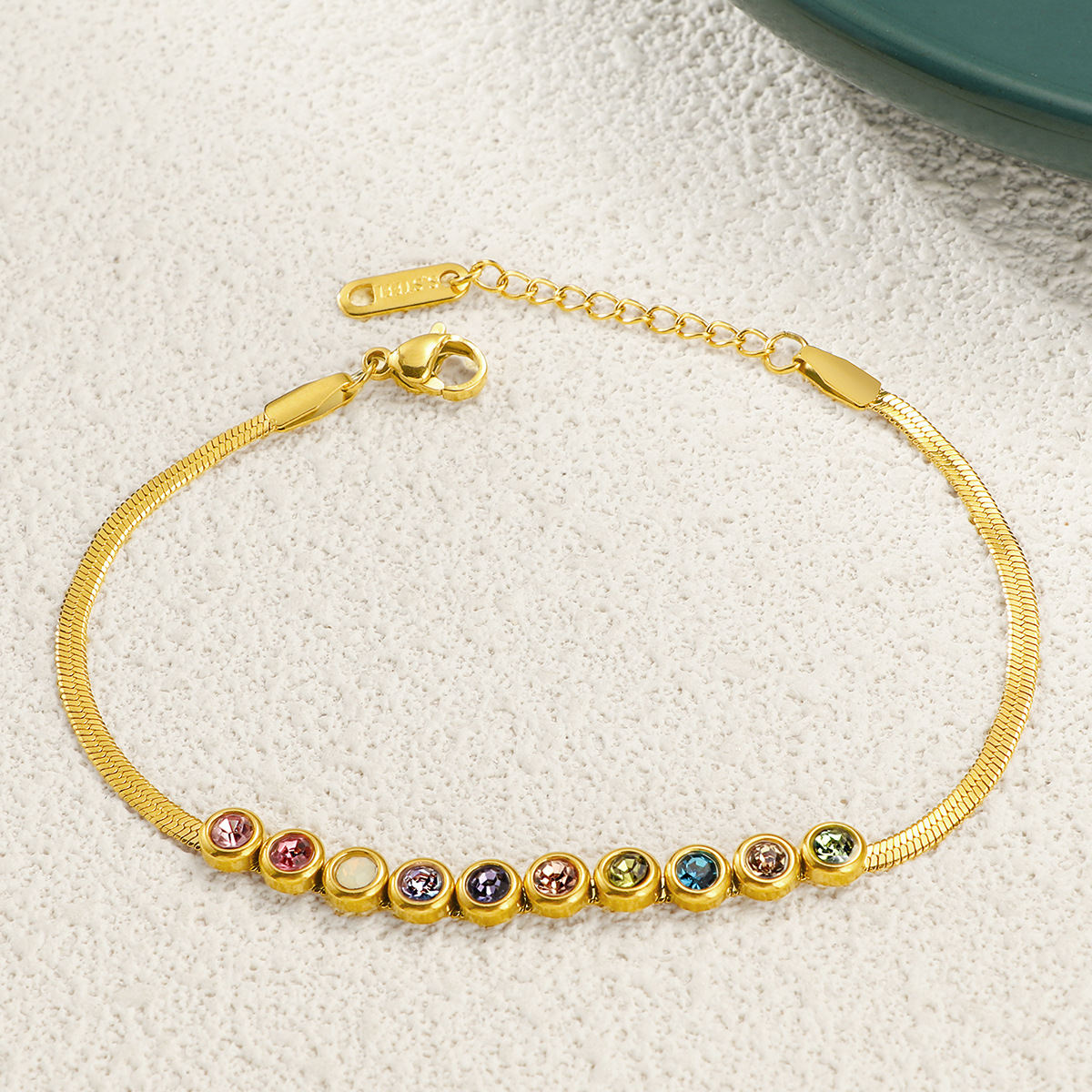 High-grade Accessories All-match Titanium Steel Blade Chain Bracelet