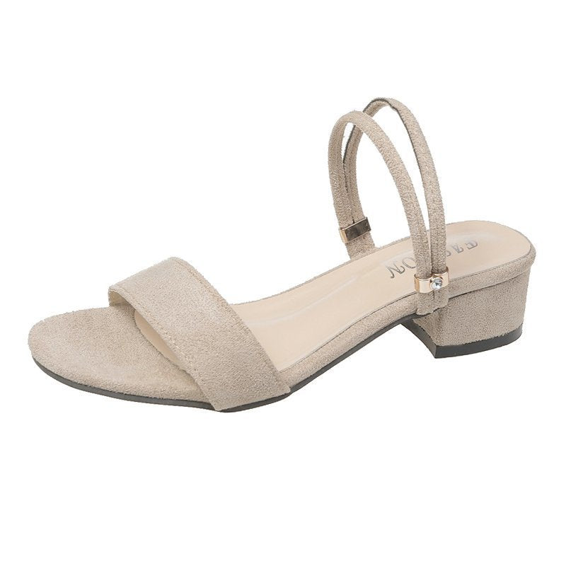 SpringSummer Fashionable Fairy Sandals Korean-style Open-toe Design