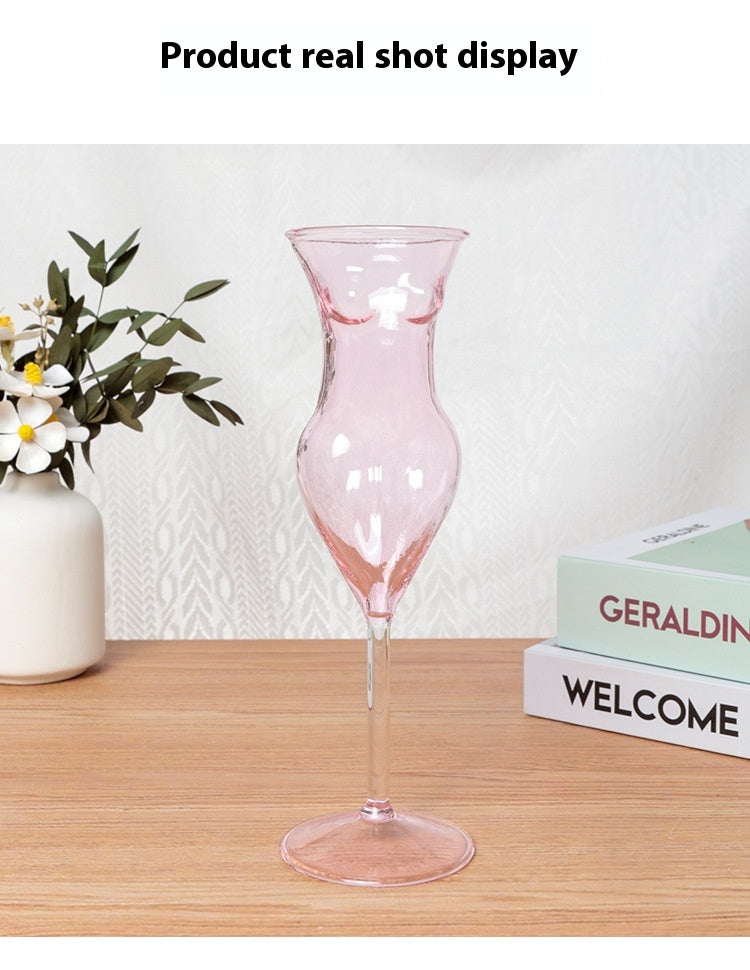 Beauty Champagne Glass Creative Cocktail Glass Nude Women's Cup Personalized Goblet Barware