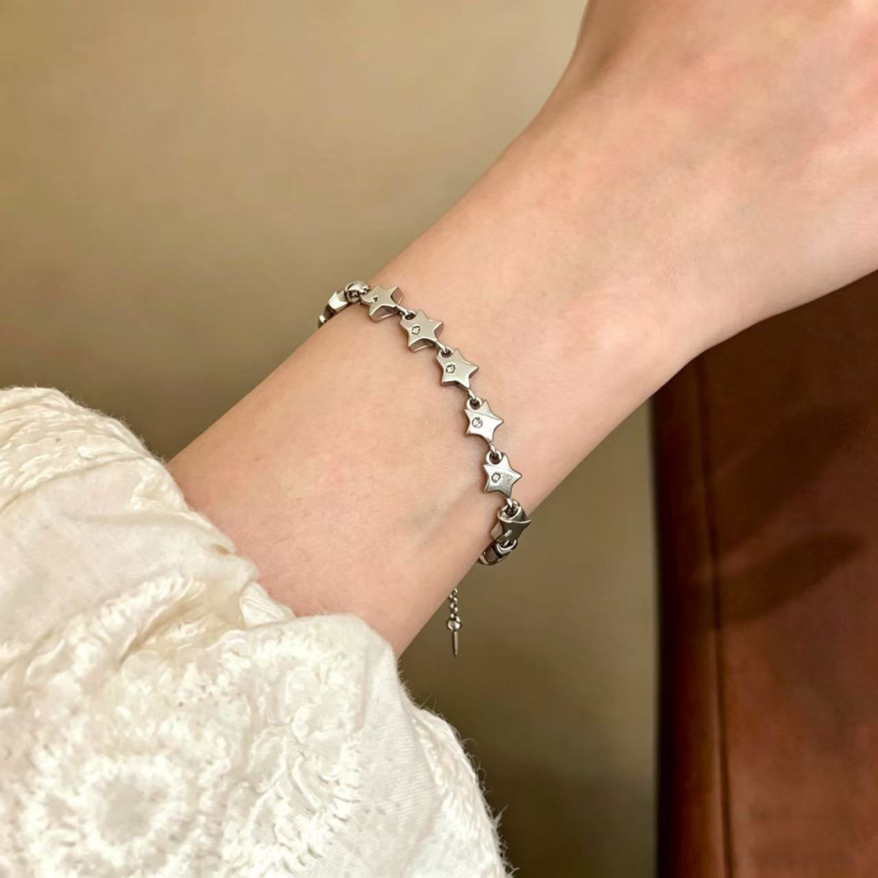 Korean-style Star Tassel Bracelet For Women