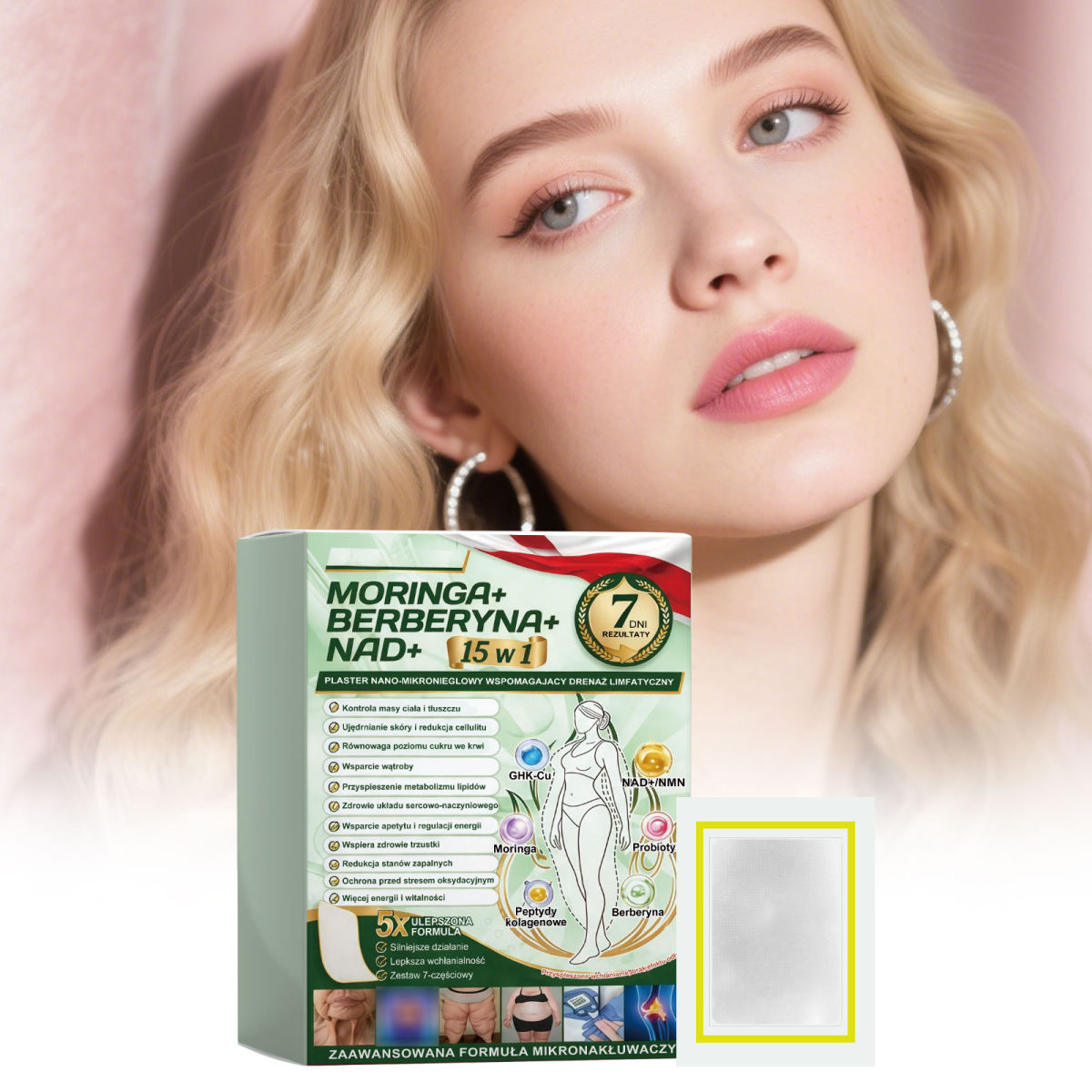 Gentle, Comfortable Daily Care Patches For The Skins Contours