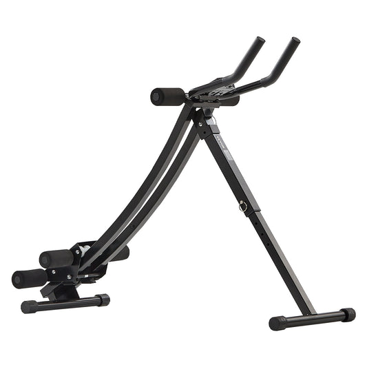 AB Workout Machine, Ab Workout Equipment At Home Gym, Core & Abdominal Trainers For Women, 440 Lbs Weight Capacity Strength Training Ab Cruncher, Foldable Adjustable Fitness Exerciser