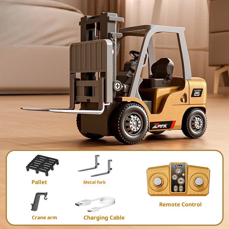 Alloy Remote Control Engineering Vehicle Can Be Mobile Phone Remote Control Car Model