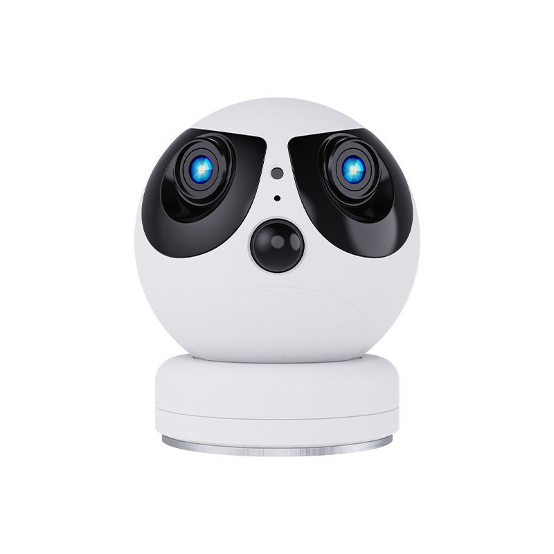 Mobile Remote Alarm Wide-angle Dual-lens Surveillance Camera