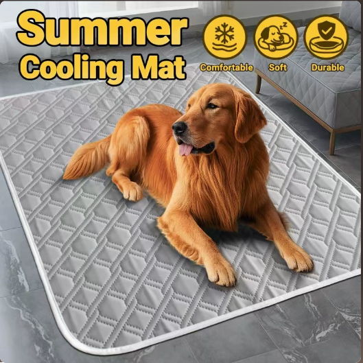 Pet Cooling Ice Silk Cooling Dog Mattress