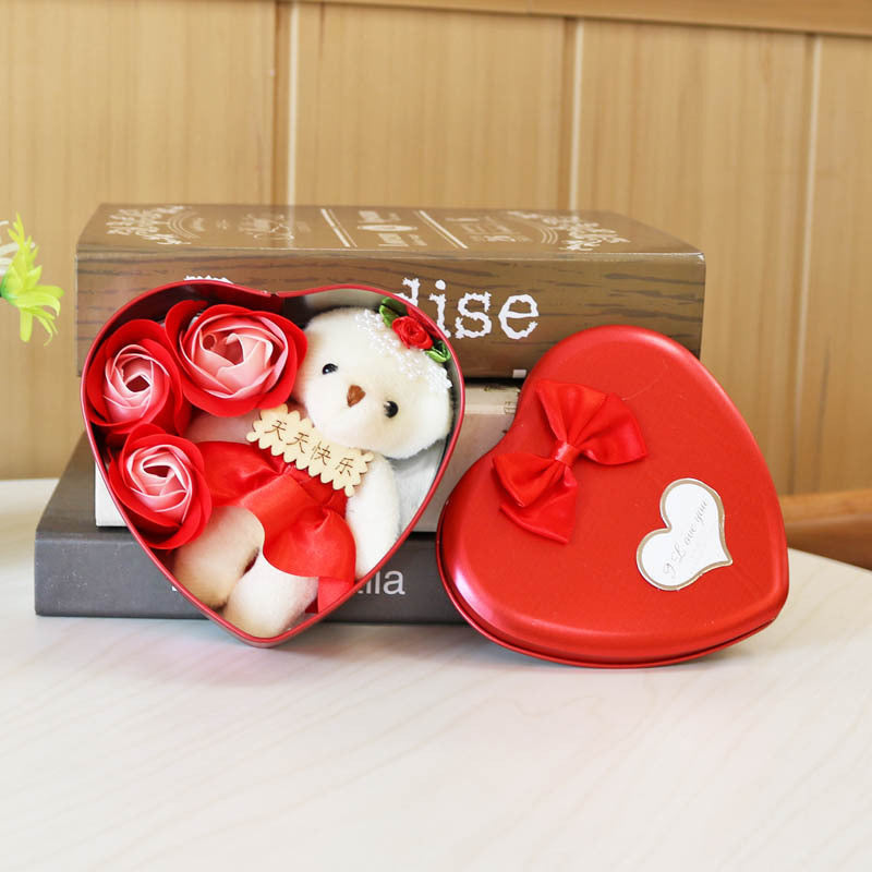 Rose-scented Soap Flowers Creative Small Gifts Corporate Event Giveaways And Decorative Soaps