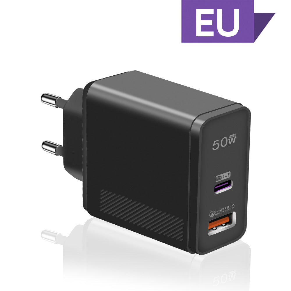 50W Super Fast Charging EUUSUK Standard Charger