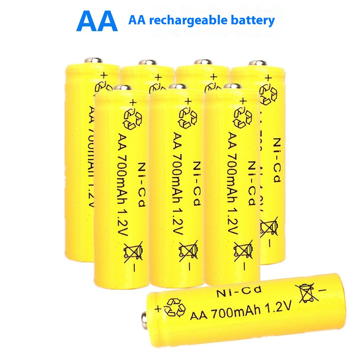 No 5 Rechargeable Battery AA No 5 NI-CD 12V Nickel Cadmium Charging