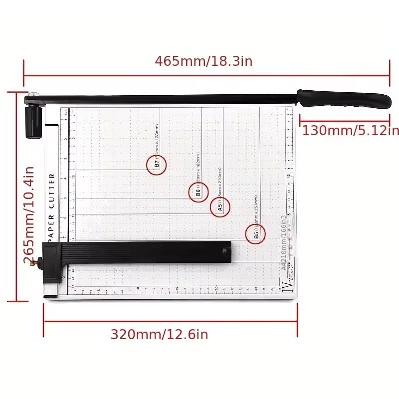 Support pan European shipping--Safe Paper Cutter Slid-Proof Paper Trimmer Versatile Paper Cutter Stable Paper Trimmer For Office Craft Or Pictures