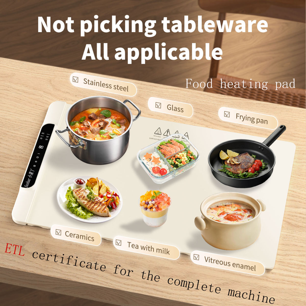 Foldable Multifunctional Food Warmer Mat