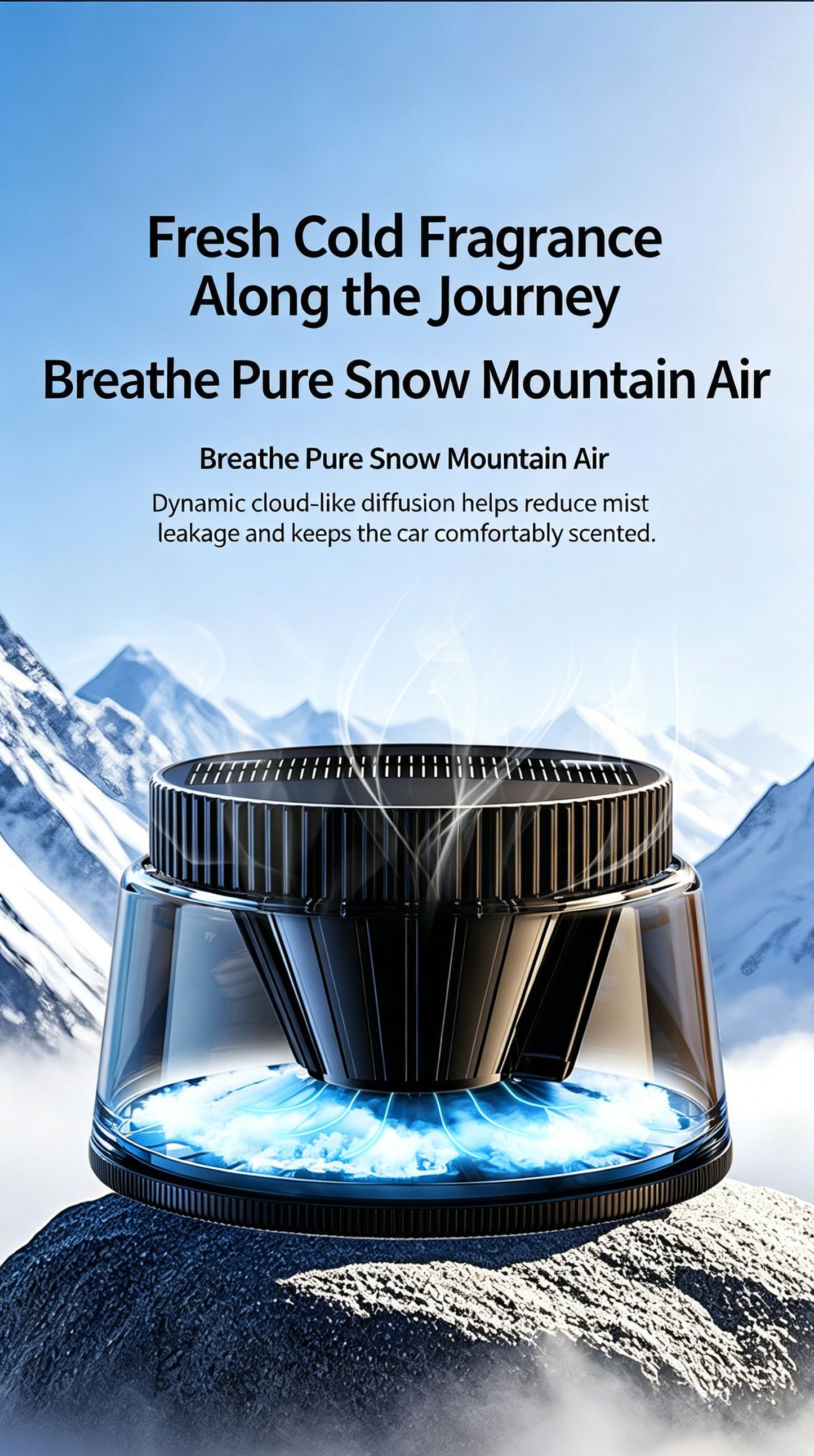 Car Mist Aroma Diffuser, Smart Solar Powered Auto Spray Car Air Freshener
