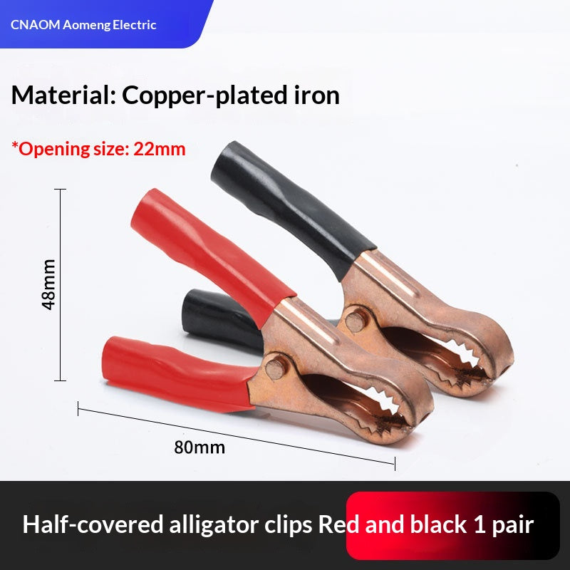 Pure Copper Alligator Clip For Car Battery Charging