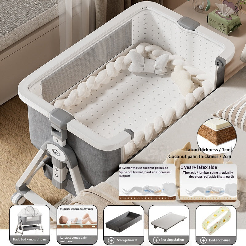 Multifunctional Portable And Mobile Baby Cradle Bed For Infants