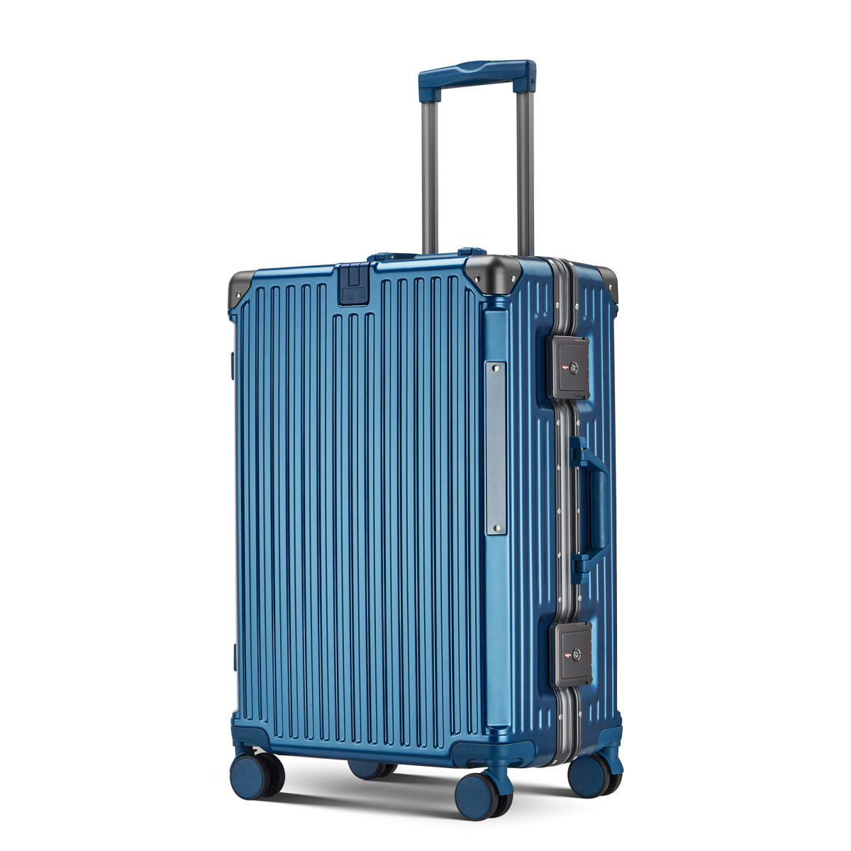 Large-Capacity Aluminum-Frame Rolling Suitcase For Business Travel