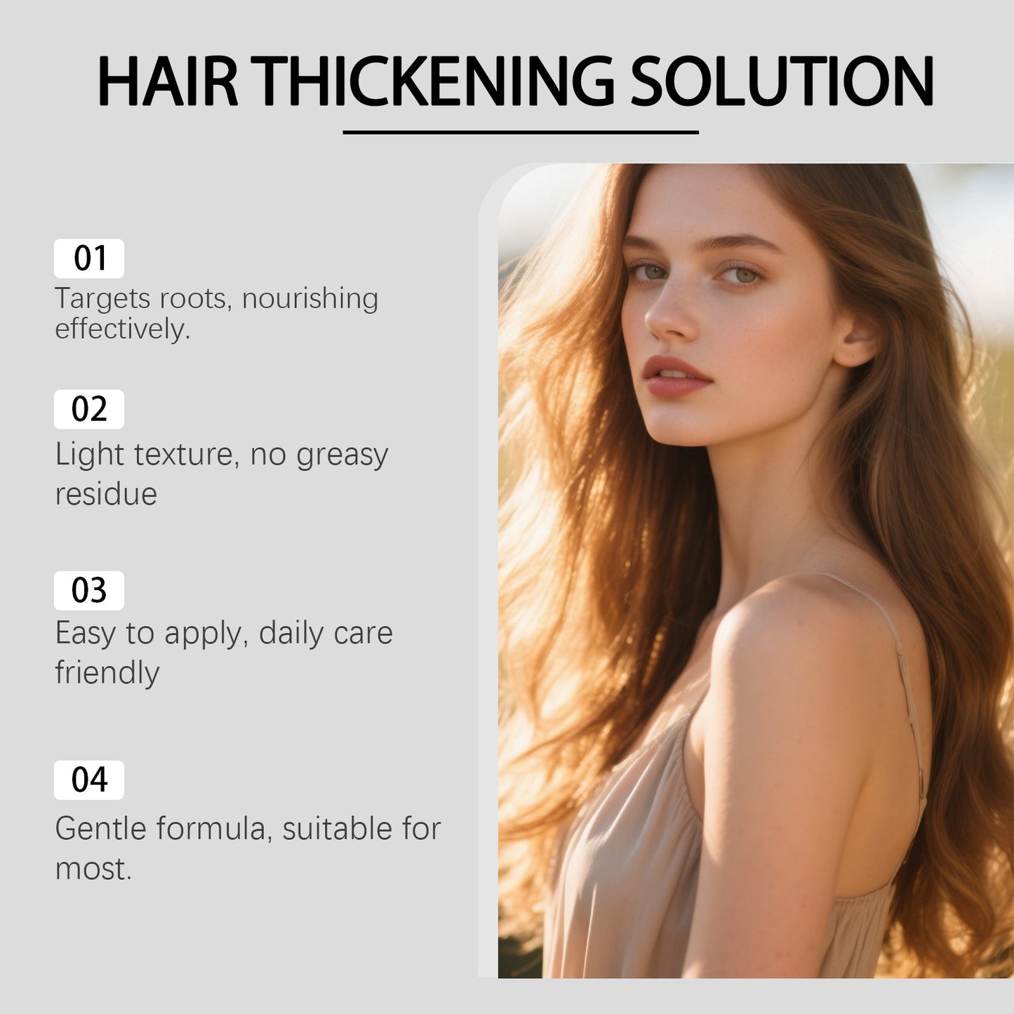 Hair Care Microneedle Roller Serum