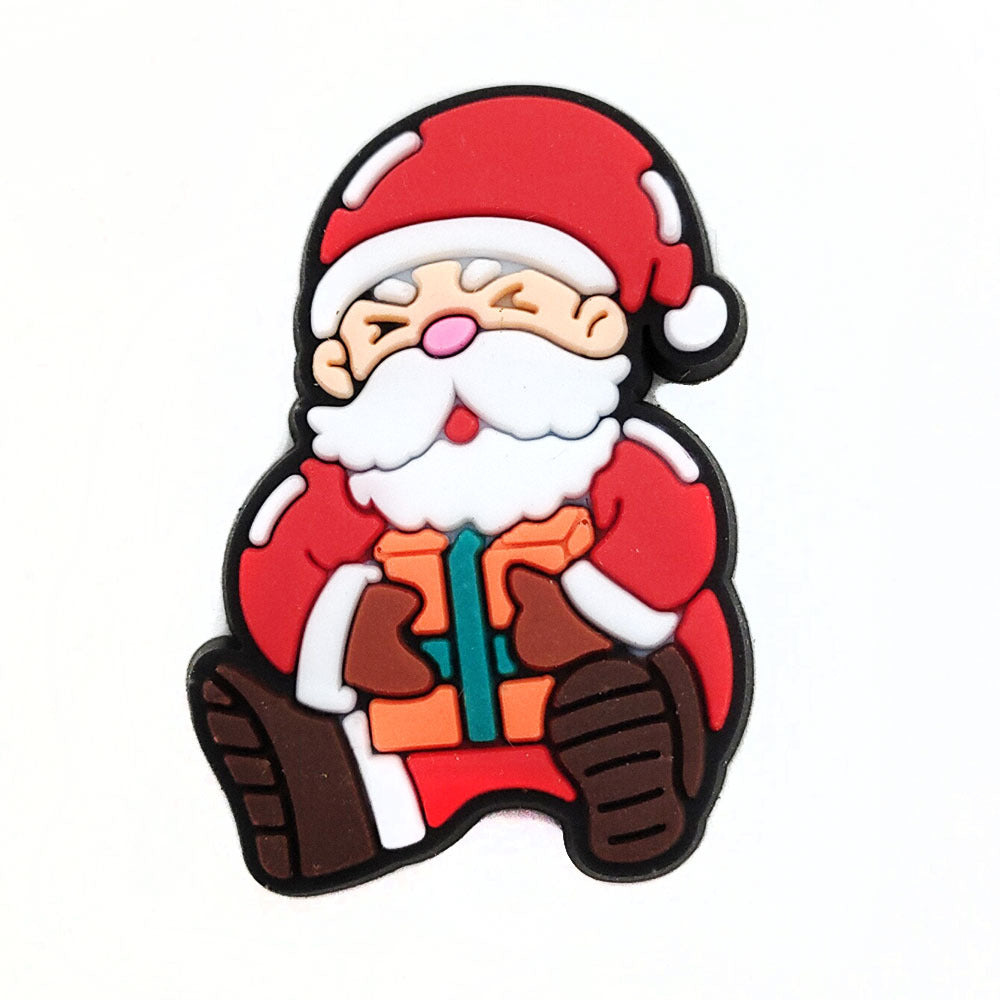 Christmas Accessories PVC Soft Rubber Shoe Buckles