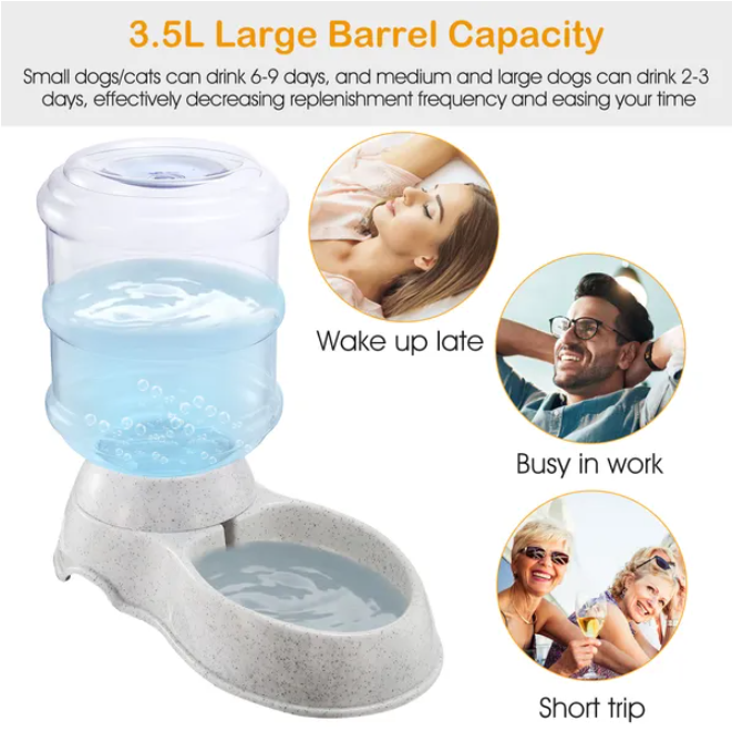 Automatic Gravity-Flow Pet Waterer