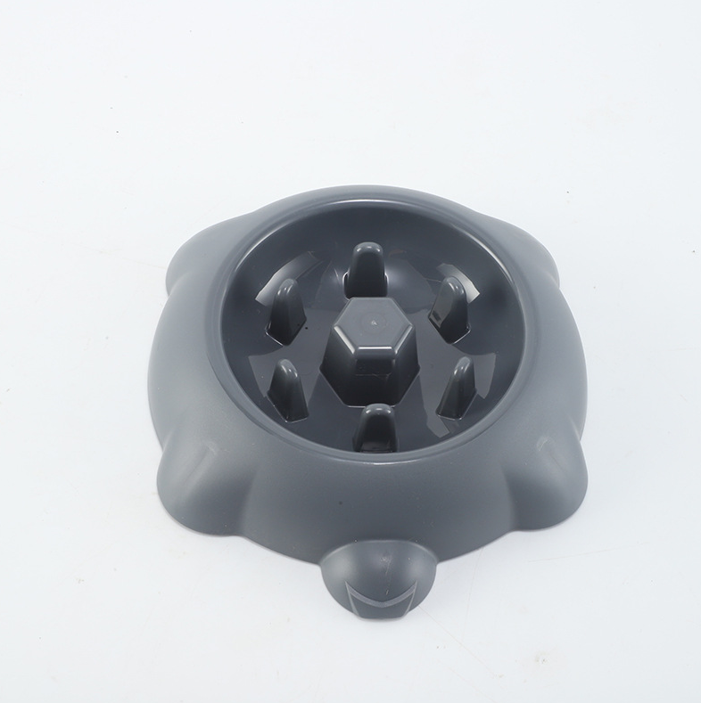 Anti-overturning pet slow food bowl-green-PP-1 piece
