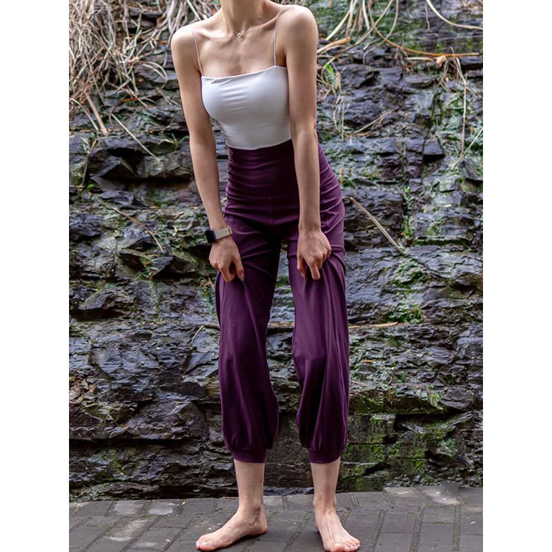 Yoga Pants Female High Waist Loose Wide Legs