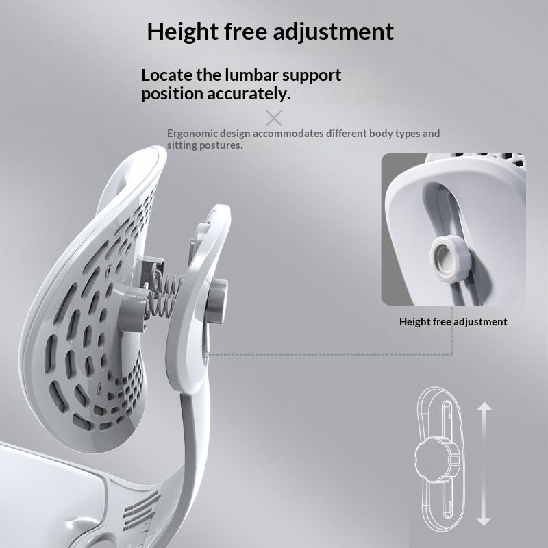Lumbar Support Seat Chair Waist Rest Foldable Lumbar Cushion Office Backrest Chair Pad