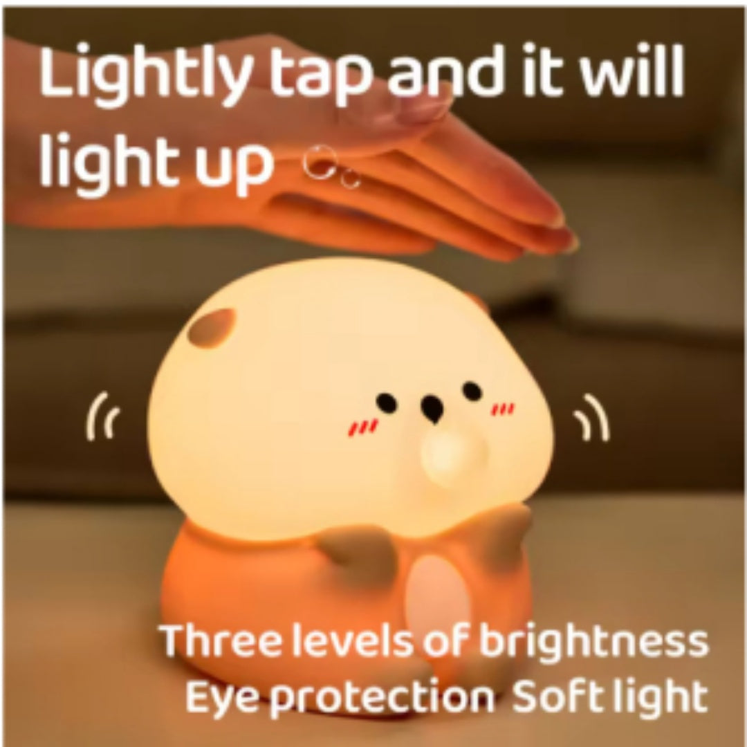 Cartoon Bedroom Charging Small Night Lamp