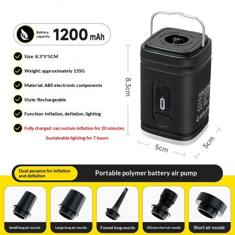Outdoor Inflatable Cushion Camping Foot Pedal Automatic