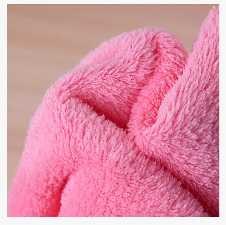 Coral Fleece Bath Towel 3-Piece Set Gift Box Set
