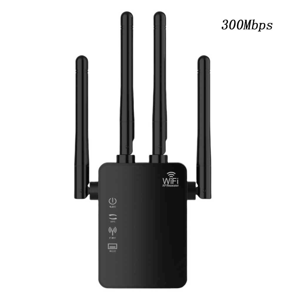300Mbps 1200Mbps WiFi Repeater, 2.4GHz 2.4GHz&5GHz, Single-Band Dual-Band WiFi Extender Booster, 4 Antenna, AP Repeater Mode, For Home And Office, Anyroom, White Black Pink Yellow, Christmas Gifts