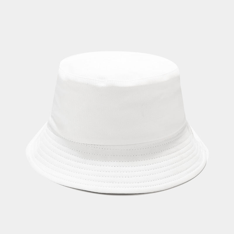 New Solid-color Double-sided Wearable Sun Hat For Outdoor Photography, Slimming Face Cap, Daily Outing Sun Protection Hat