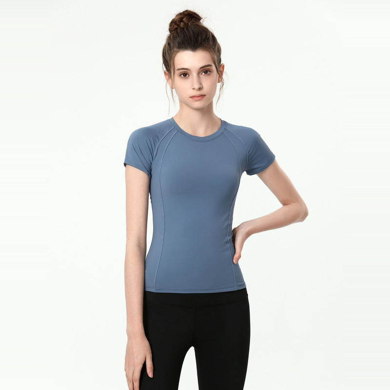 Women's Fashion Yoga Short Sleeve
