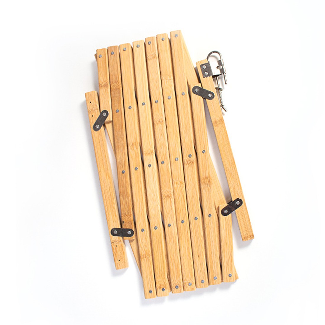 Retractable Wooden Dog Gate Pet Baby Safety Fence Barrier Doorways Stairs Garden