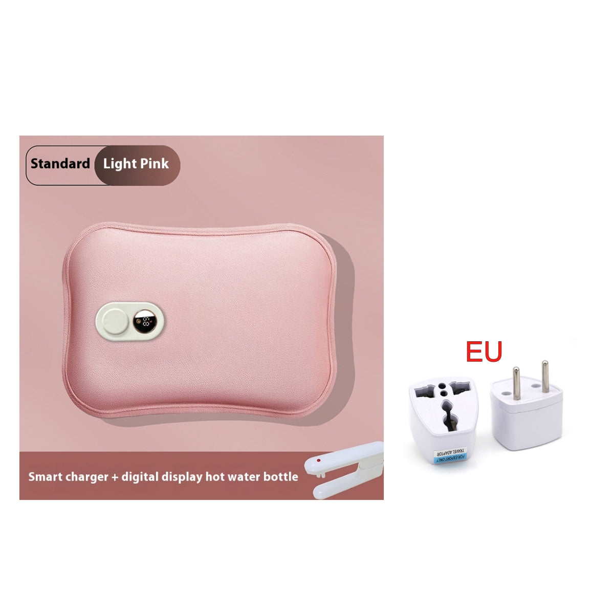 Digital Display Hot Water Bag Charging Hand Warmer Bed Sleeping Bed Fantastic Foot Warming Appliance