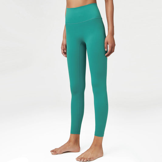 Yoga Pants Women's Elastic Waist-showing Pocket