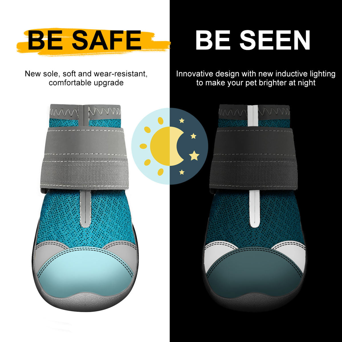 Abrasion-resistant Mesh Breathable Pet Shoes