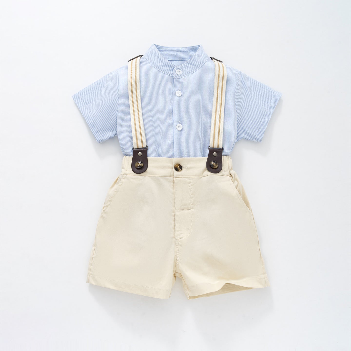Korean-style Suspender Pants Set For Boys